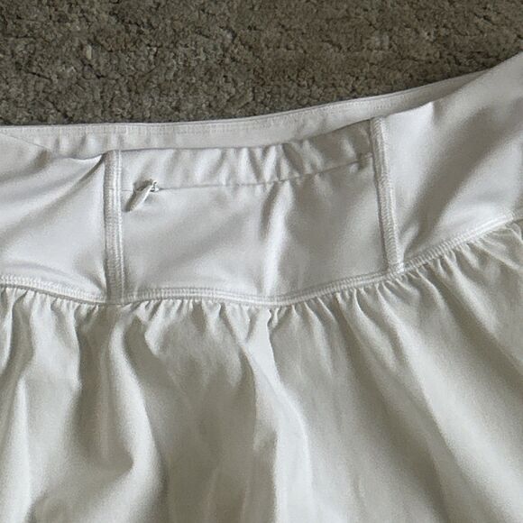 Spanx Skort Small Get Moving Double Layer Spring White Tennis Pickleball Pocket - Picture 6 of 8